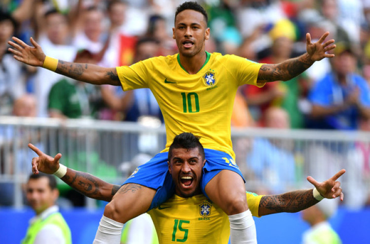 Neymar Semringah Lionel Messi Absen pada Duel Brasil Vs Argentina, tetapi...