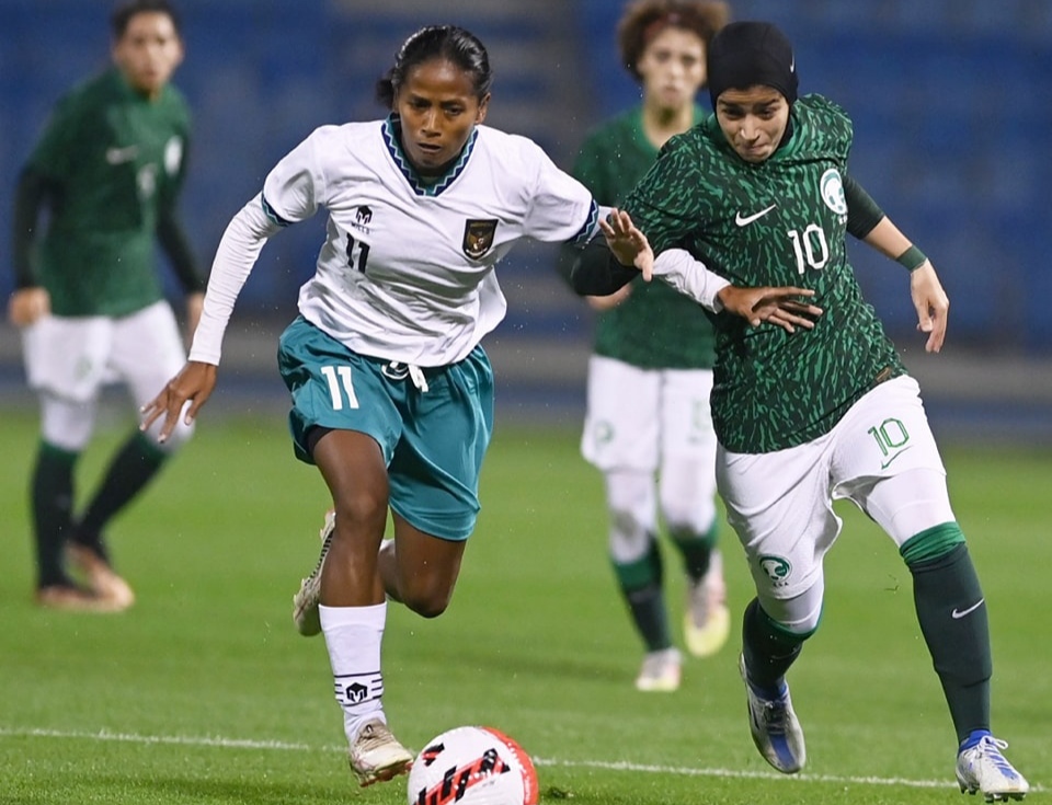 Timnas Putri Indonesia Permalukan Arab Saudi 1-0