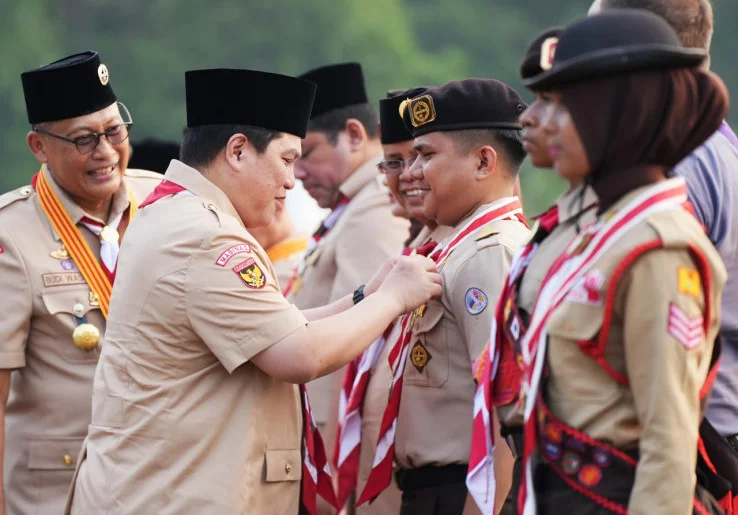 Pesan Presiden di Hari Pramuka Ke-65: Erick Thohir Tegaskan Pramuka Bukan Sekadar Ekstrakurikuler!