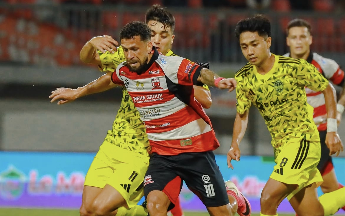 Madura United vs PSIM Yogyakarta. (Instagram Madura United)