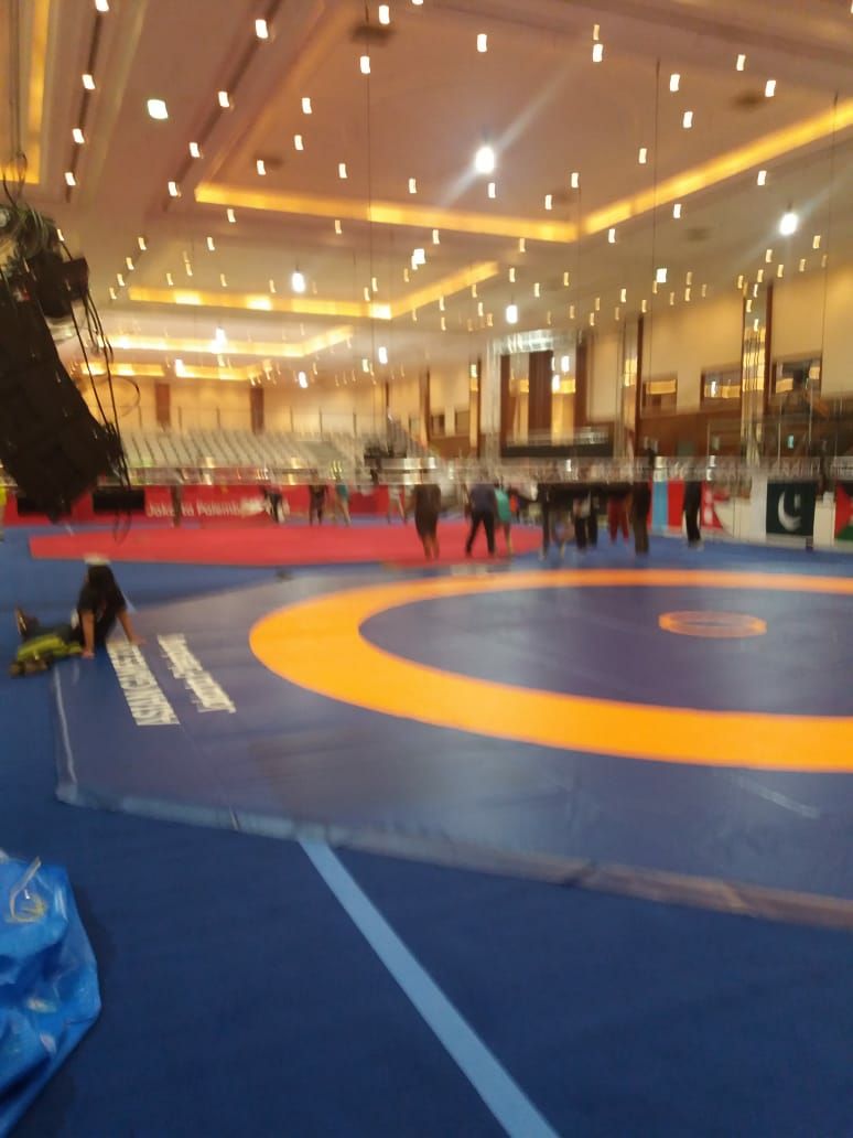 Venue Gulat Diklaim Sebagai yang Terbaik pada Asian Games 2018