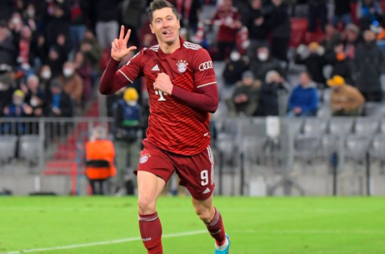 Bayern Tunjukkan Performa di Level Tertinggi, Lewandowski Ukir Rekor Hat-trick