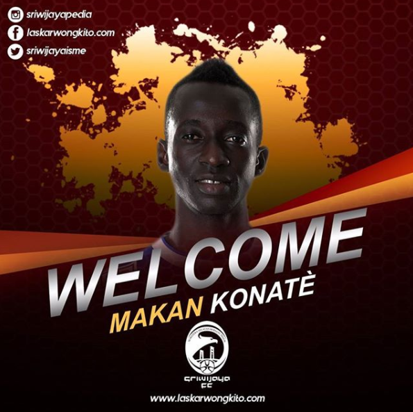 Salah Satunya Makan Konate, Sriwijaya FC Gaet Lima Pemain Bintang
