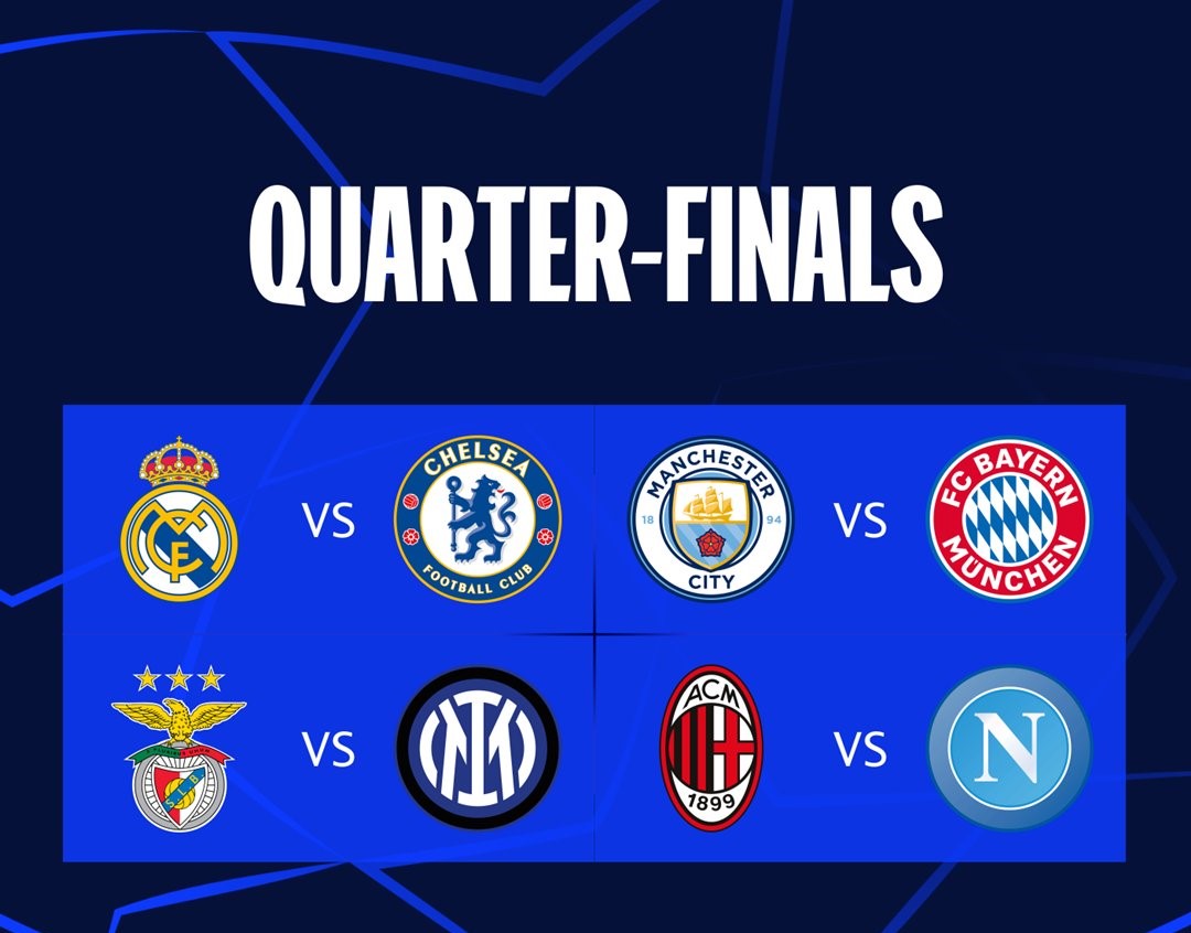 7 Fakta Menarik Perempat Final Liga Champions: Chelsea Perkasa Lawan Madrid, Milan Berjaya Kontra Tim Italia