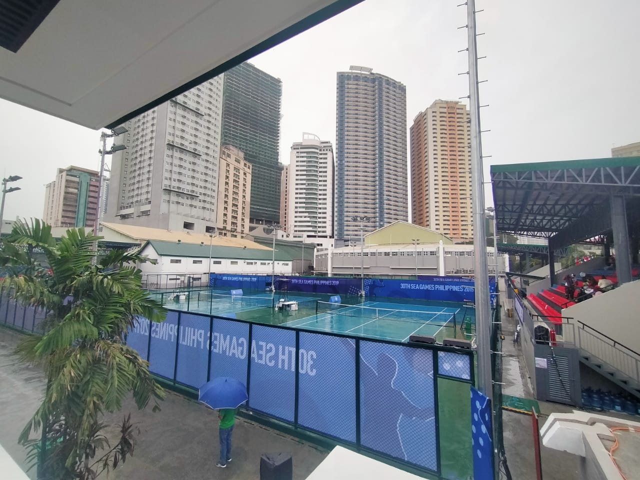 SEA Games 2019: Dampak Badai Kammuri, Pertandingan Cabor Tenis Ditunda