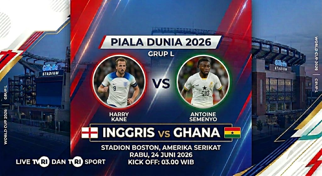 Prediksi dan Statistik Inggris vs Ghana: Waktunya Amankan Tiket Babak 32 Besar