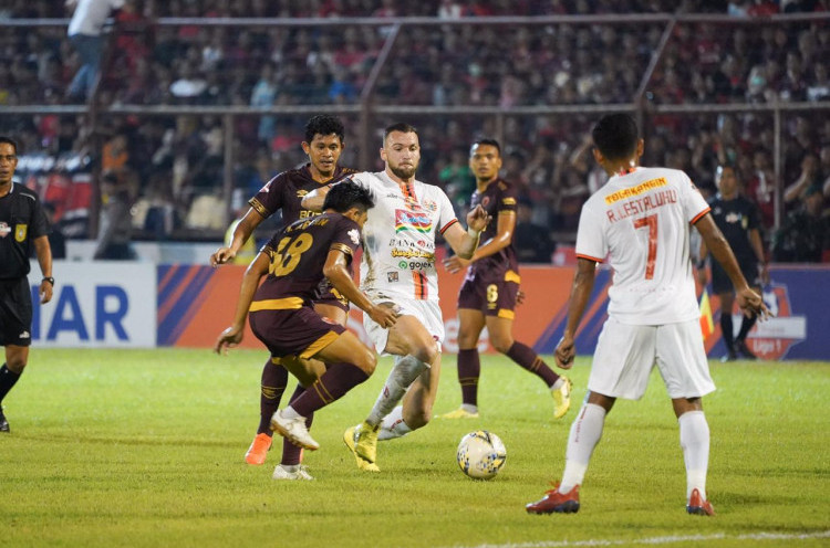 Hasil Liga 1: Persija Jakarta Raih Kemenangan Tandang Pertama, Arema Tahan Imbang Persipura