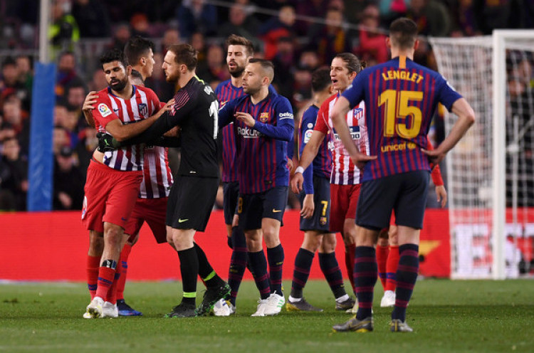 Berulah Saat Melawan Barcelona, Diego Costa Dapat Larangan Tampil 8 Pertandingan