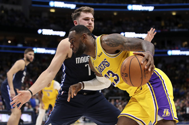 Hasil NBA: Unggul Jauh di Kuarter Pertama, Kunci Lakers Benamkan Mavericks 