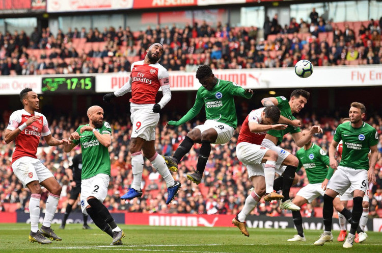 Arsenal 1-1 Brighton: Tertahan di Emirates, The Gunners Sulit Finis 4 Besar