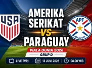 Jadwal Siaran Langsung dan Link Streaming Amerika Serikat vs Paraguay, Live TVRI Sabtu (13/6) Pukul 08.00 WIB
