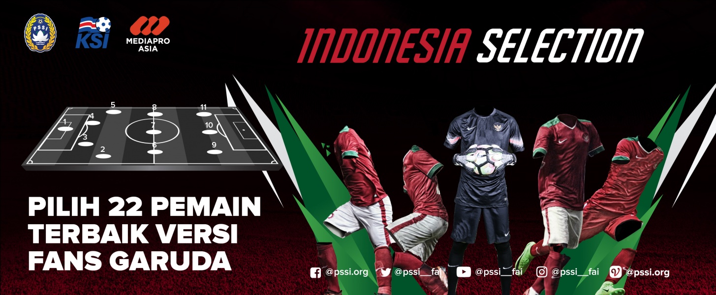 Ini 35 Pemain yang Bisa Dipilih Masyarakat untuk Perkuat Indonesia Selection Kontra Islandia