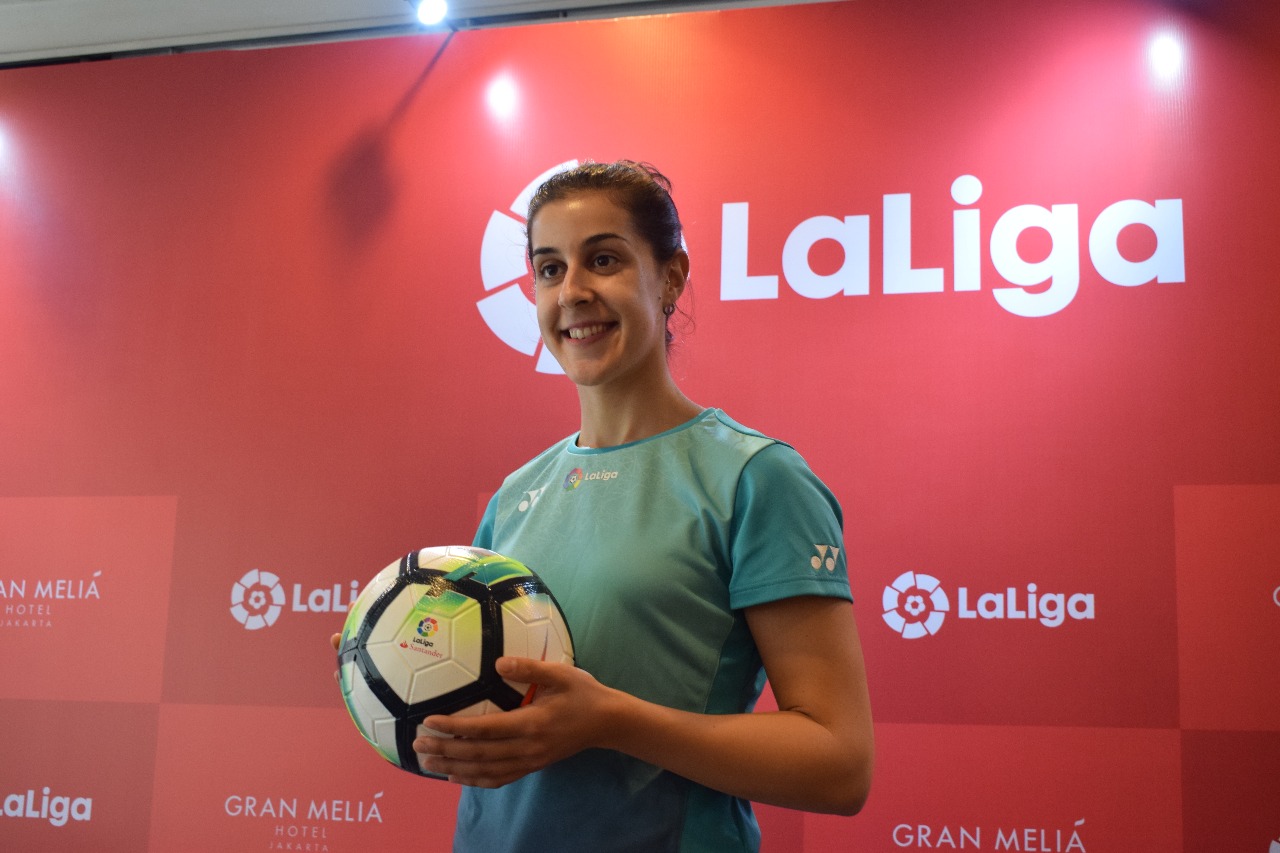 La Liga Hadirkan Pebulutangkis Cantik Spanyol ke Jakarta
