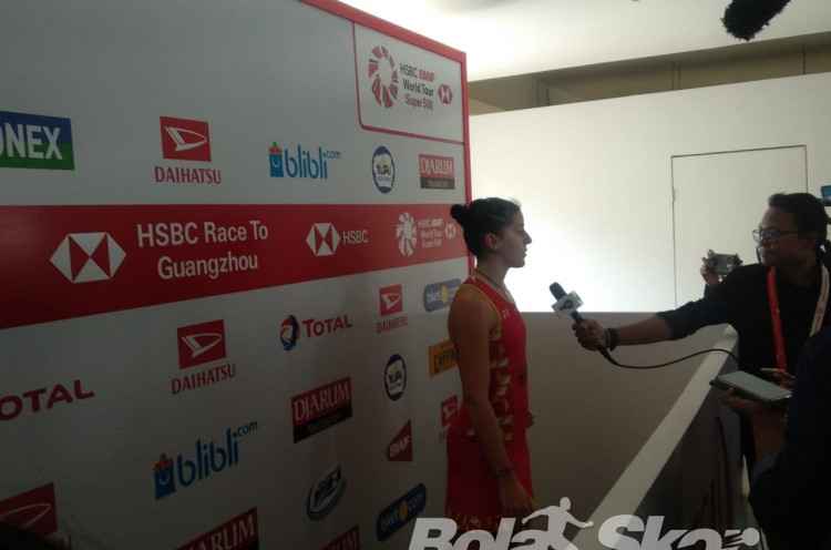 Kalah di Indonesia Masters 2020, Carolina Marin Pamer Kemampuan Bahasa Indonesia