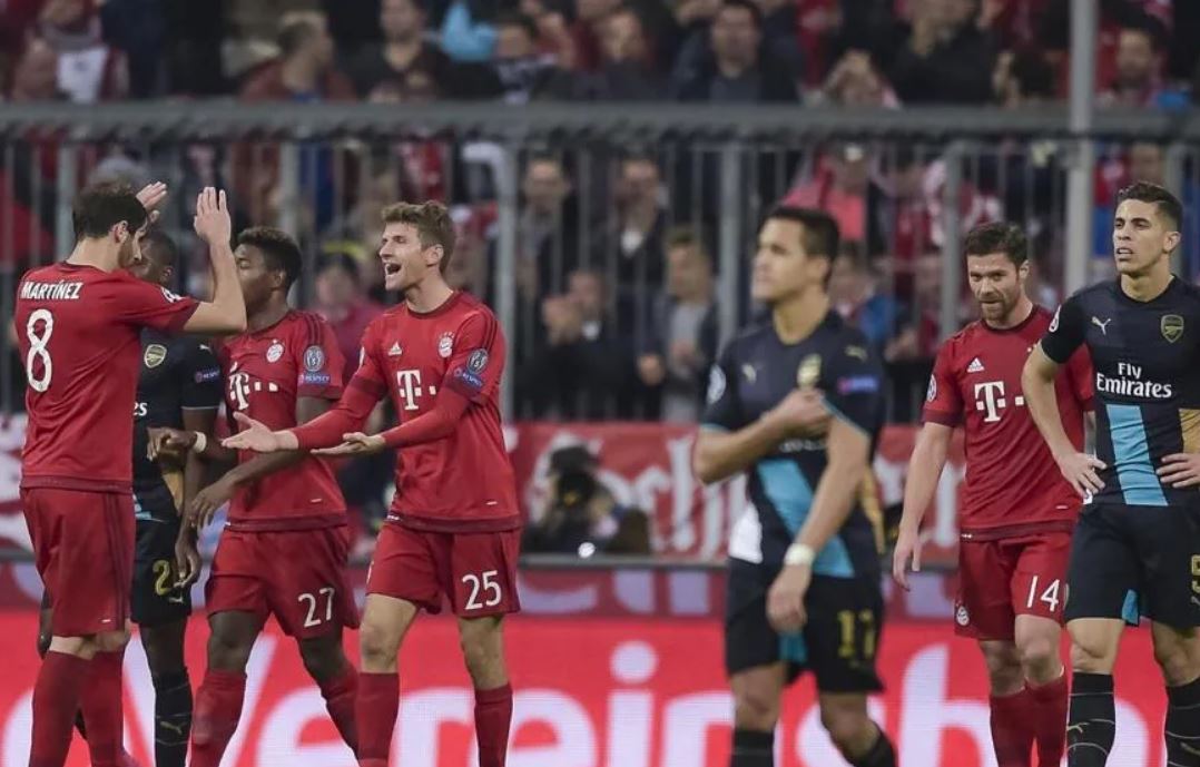 3 Laga Ketika Bayern Munchen Membantai Arsenal di Liga Champions