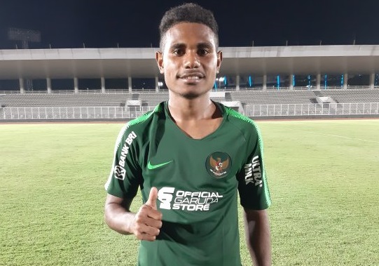 Krismon Wombaibobo Siap Curi Hati Indra Sjafri pada TC Timnas Indonesia U-23