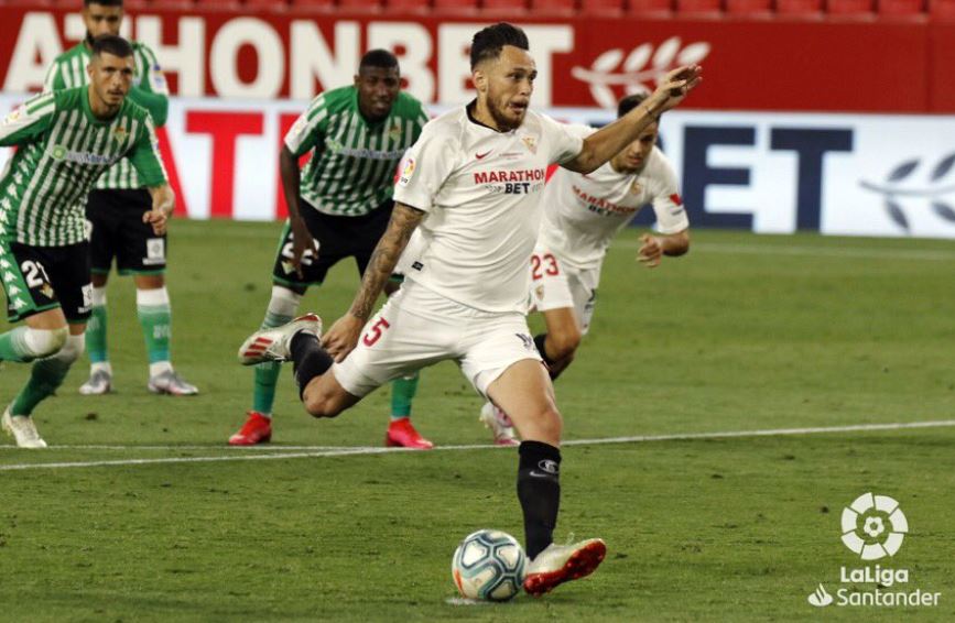 LaLiga Kembali Bergulir, Gran Derbi Milik Sevilla, Lucas Ocampos Jadi Bintang Laga