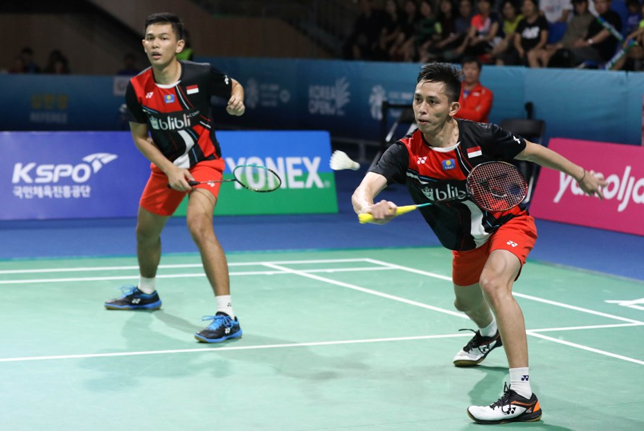 Naik Podium di Korea Open 2019, Fajar/Rian Tak Ingin Cepat Puas