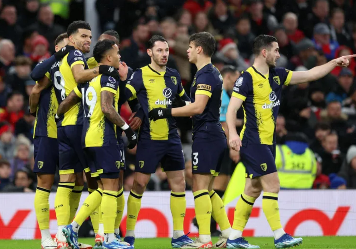 Manchester United 0-3 Bournemouth: The Cherries Akhirnya Taklukkan Old Trafford