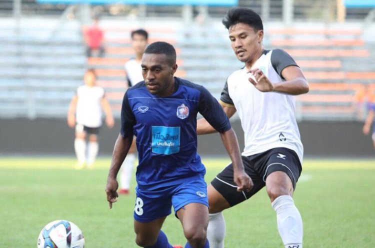 Terens Puhiri Satu-Satunya Pemain Indonesia di Kasta Tertinggi Thai League 1