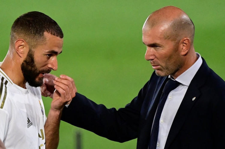 Zinedine Zidane Dukung Karim Benzema Kalahkan Lionel Messi dalam Perburuan Gelar Pichichi