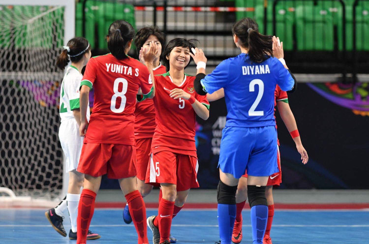Piala AFC Futsal Wanita 2018: Kalahkan Makau 9-0, Indonesia Berjumpa Vietnam di Perempat Final