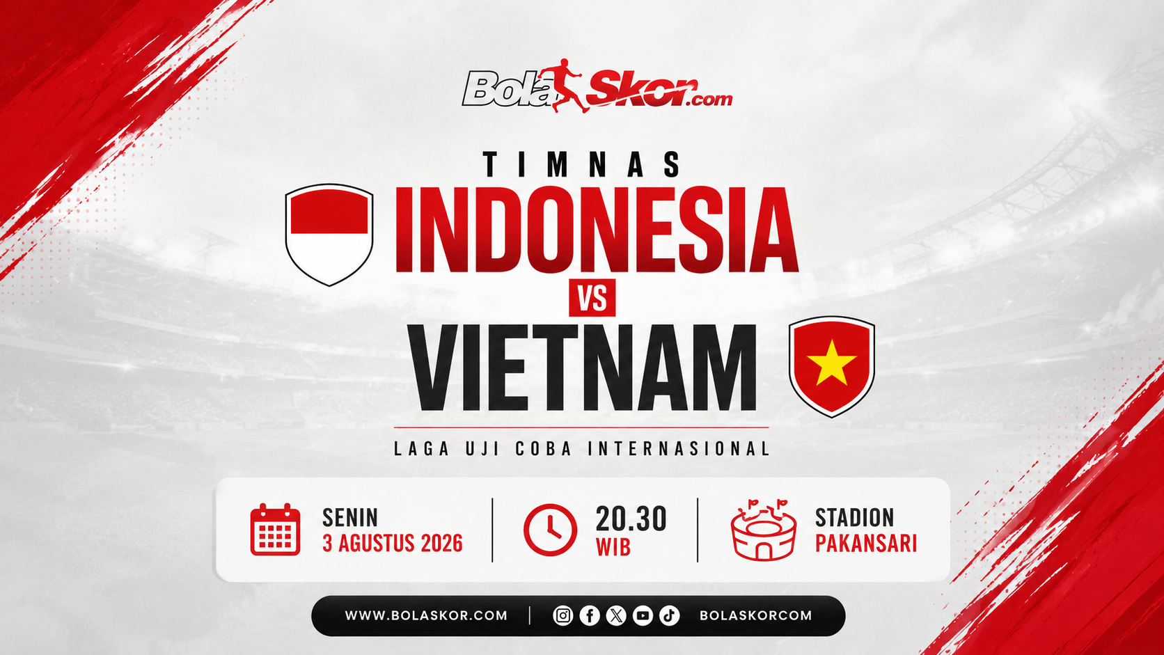 Cara Menonton dan Link Streaming Gratis Timnas Indonesia vs Vietnam di Piala AFF 2026, Senin (3/8) Pukul 20.30 WIB