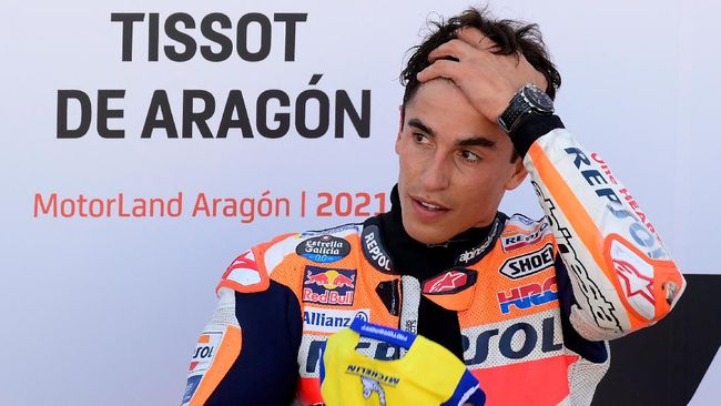 Cedera saat Latihan, Marc Marquez Absen Balapan
