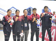 Finswimming Tutup Hari dengan Medali Emas Nomor 4x100 Meter Mixed Estafet