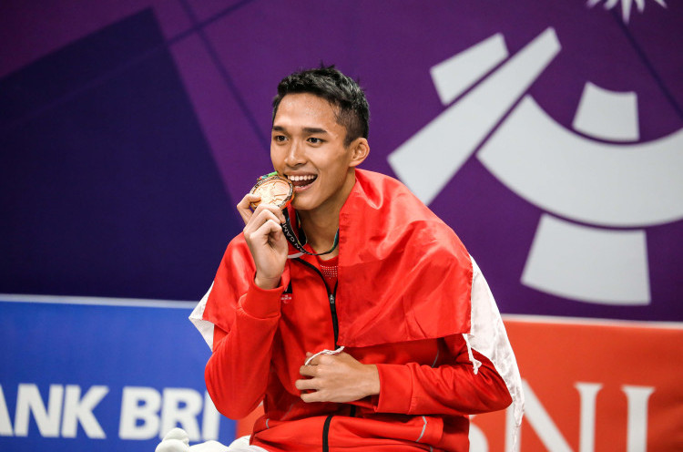 Kalahkan Chou Tienchen, Jonatan Christie Persembahkan Medali Emas ke-23 untuk Indonesia