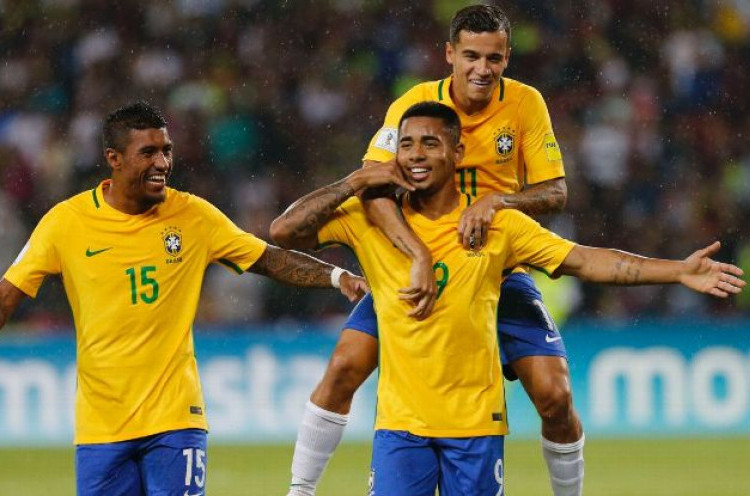 Brasil Atasi Perlawanan Venezuela Dua Gol Tanpa Balas