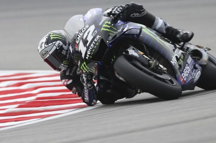 MotoGP Malaysia: Vinales Asapi Marquez, Rossi Tempati Posisi Keempat