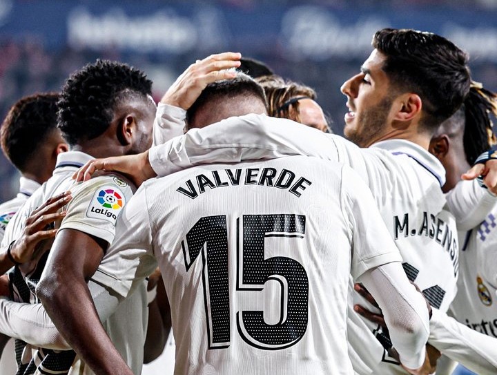 Tiga Poin dari Markas Osasuna Jaga Asa Juara Real Madrid