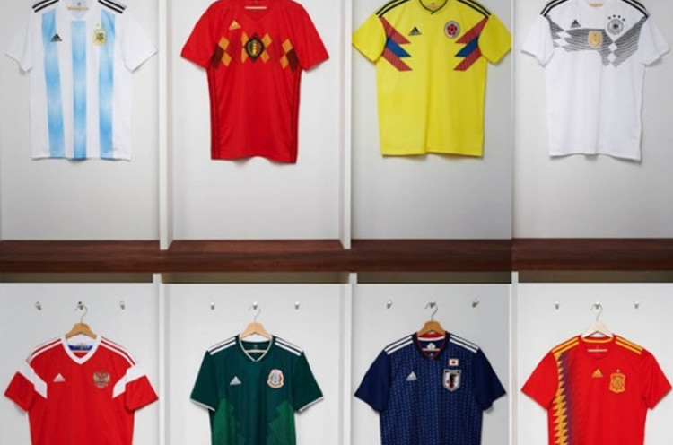Jelang Piala Dunia 2018, Adidas Rilis Jersey Anyar Bernuansa Klasik