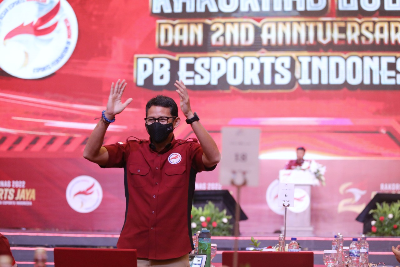 Jelang Piala Dunia Esports di Bali, Sandiaga Bakal Fasilitasi Pelatihan Atlet