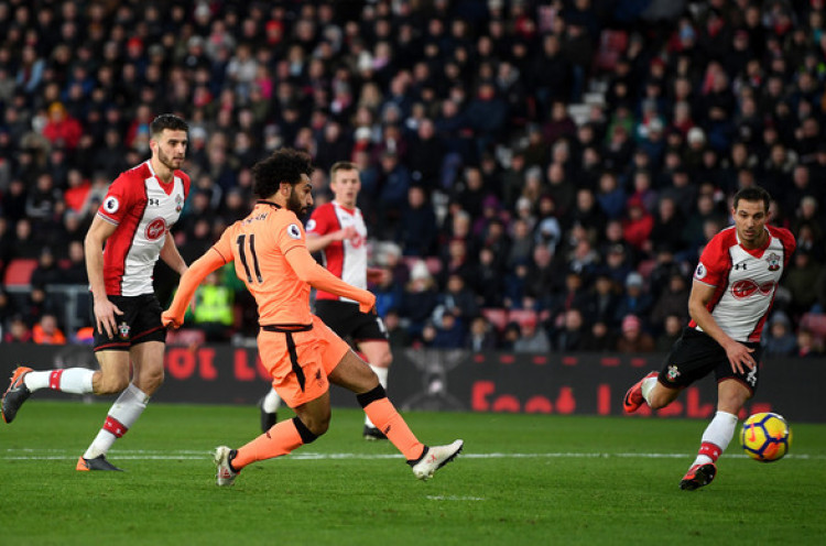 Fakta Menarik Southampton 0-2 Liverpool: Mautnya Kaki Kiri Mohamed Salah