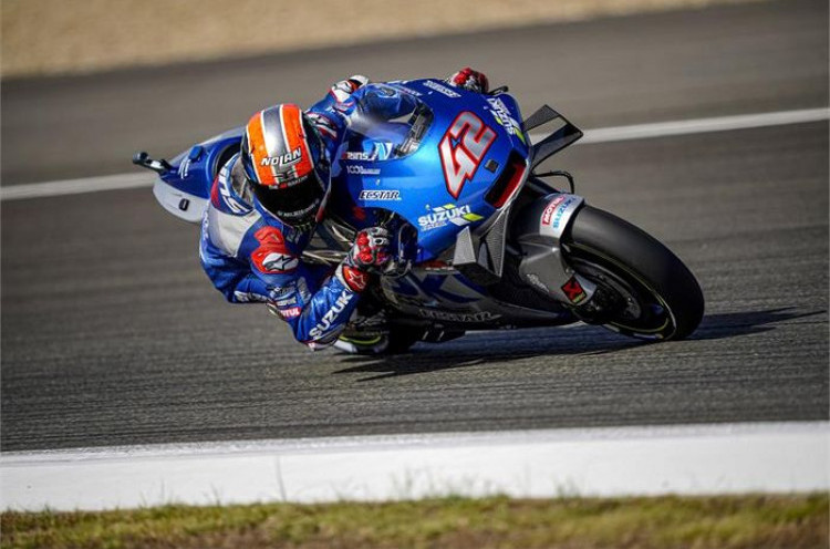 Dibanding Bersaing dengan Marquez dan Rossi, Rins Lebih Panik di MotoGP Aragon