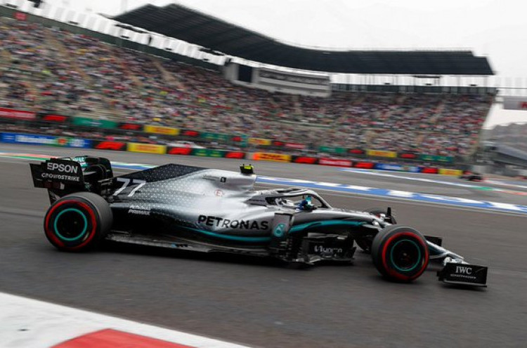 Valtteri Bottas: Gap Mercedes dari Mobil Ferrari di Latihan Bebas GP Meksiko Terlalu Besar