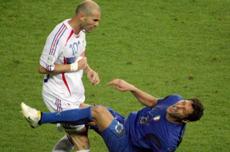 Cerita Blakblakan Marco Materazzi setelah Ditanduk Zidane di Piala Dunia 2006