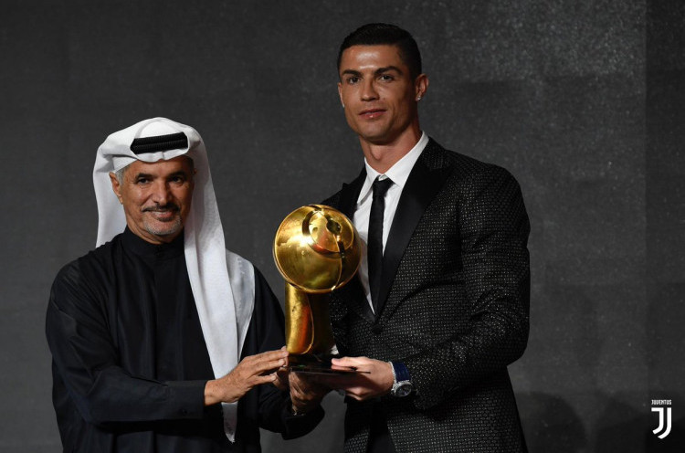 Cristiano Ronaldo dan Daftar Pemenang Globe Soccer Awards 2018