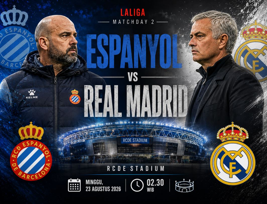 Prediksi Skor dan Link Live Streaming Espanyol vs Real Madrid: Mesin Periquitos Sudah Panas
