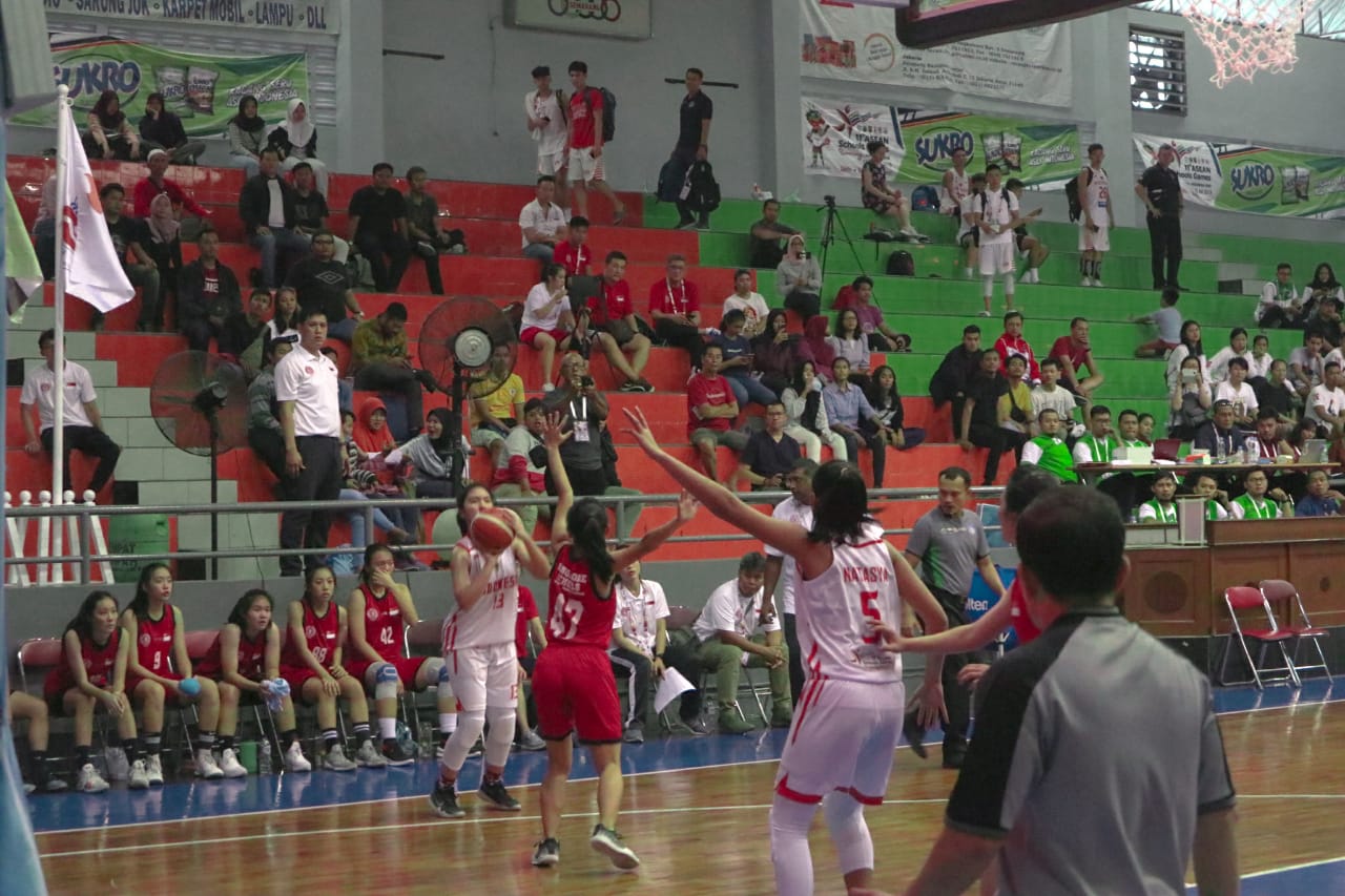 ASG 2019: Tim Basket Putri Menang Mudah atas Singapura