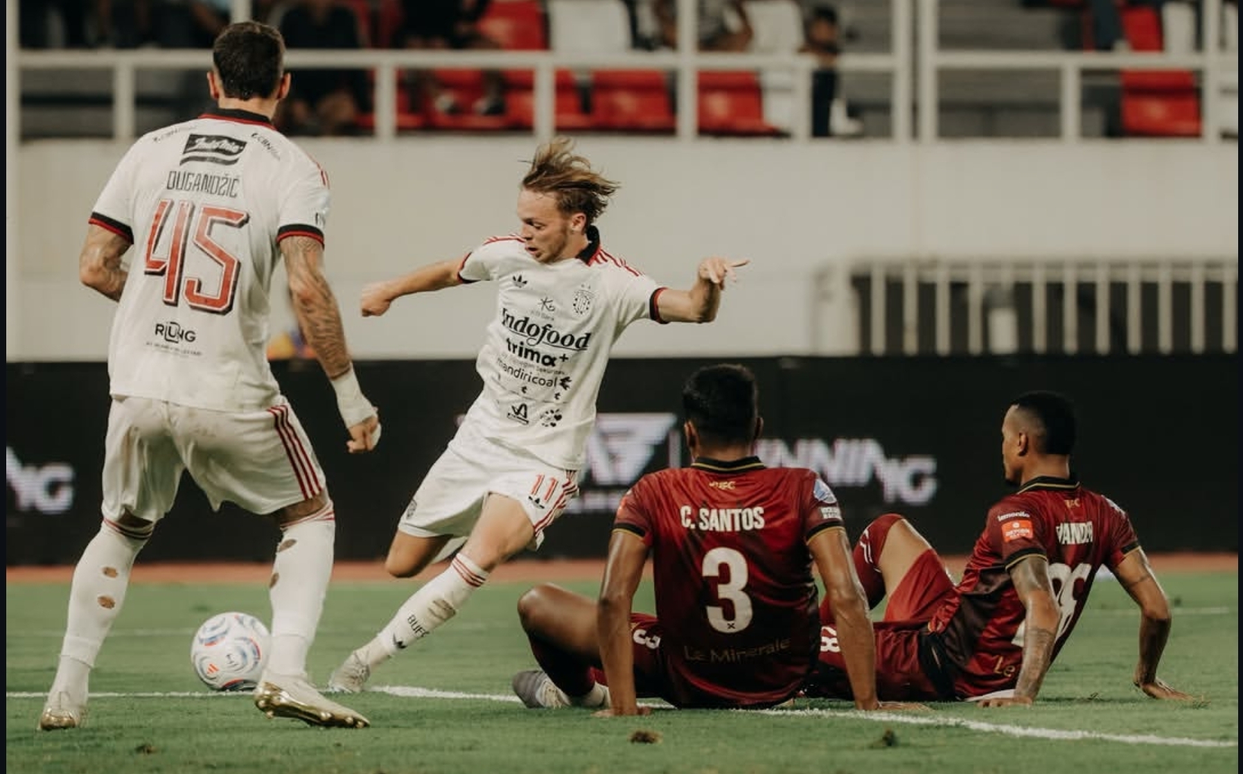 Bali United vs Java United. (Instagram Bali United)