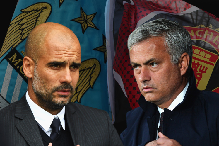 Rivalitas Mourinho Vs Guardiola Jelang Derby Manchester