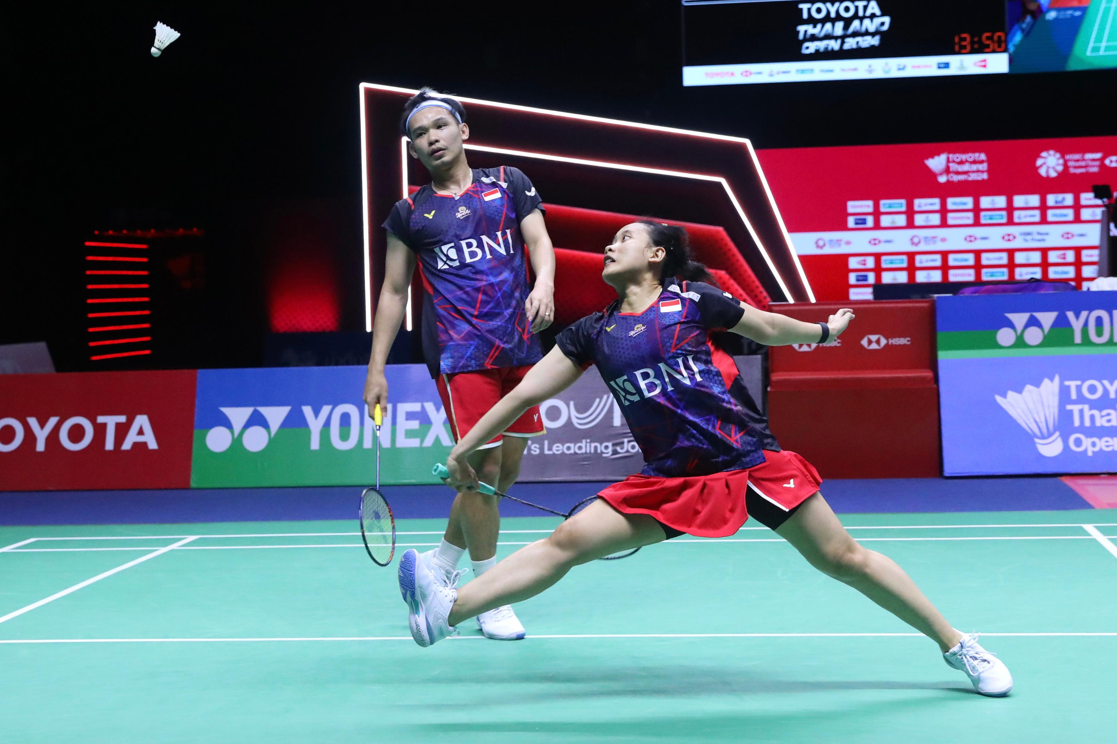 Hasil Malaysia Master 2024: Rinov/Pitha Rebut Tiket ke Babak Semifinal