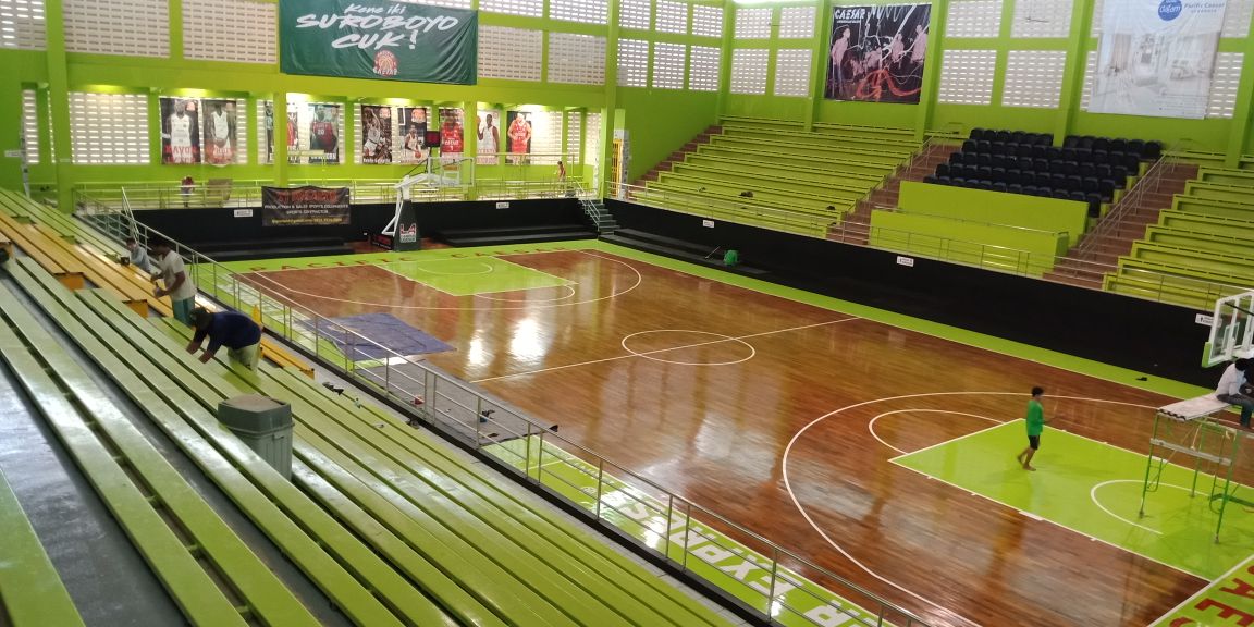 GOR Pacific Bersolek, IBL Tertarik Gelar Seri Surabaya
