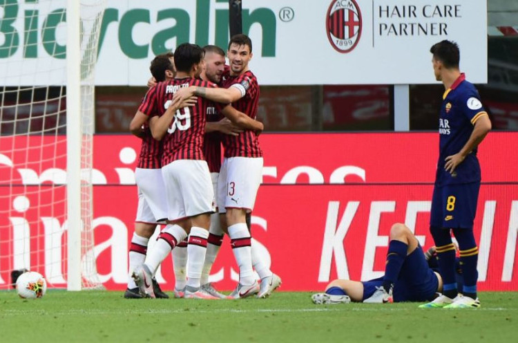 AC Milan 2-0 AS Roma: Il Rossoneri Persulit Langkah Giallorossi Masuk Zona Liga Champions