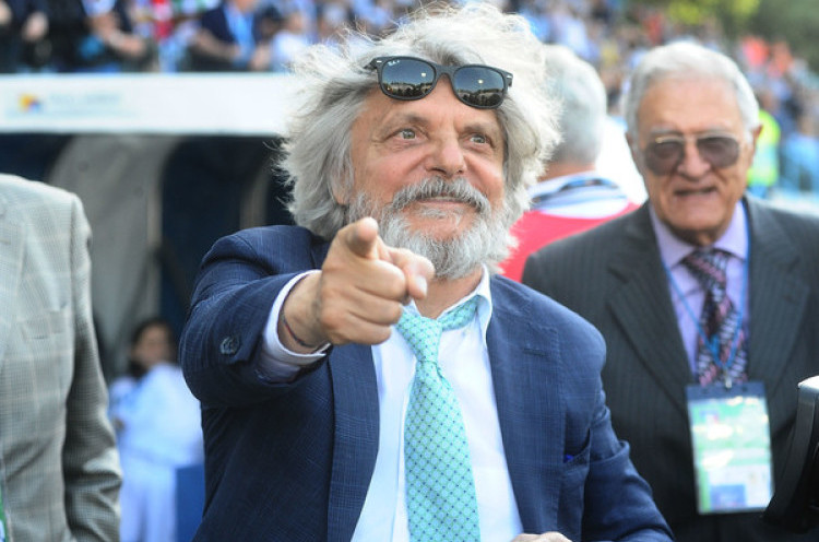 Usai Menang 3-0, Presiden Sampdoria Ingin Lihat Muka Presiden Napoli 