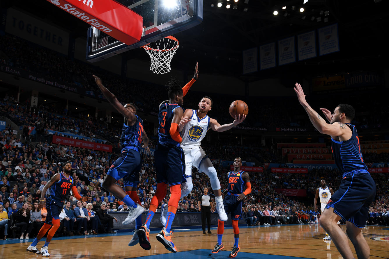 Hasil NBA: Minus Kevin Durant, Warriors Bantai Thunder 