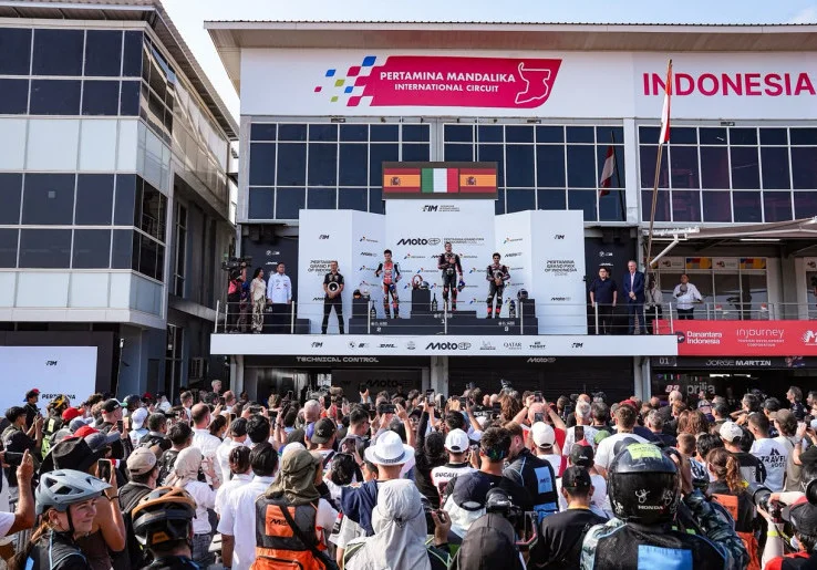 MotoGP Indonesia Pecahkan Rekor Penonton, Menpora Erick: Perpanjangan Kontrak Tunggu Keputusan Presiden